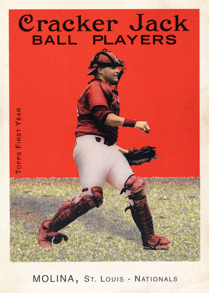 Yadier Molina Puerto Rico Serie del Caribe 1976 Topps design