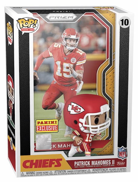 NFL Auction  Patrick Mahomes Gold Funko Pop (Red Jersey / 12 Inches)