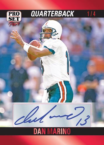 Dan Marino Football Card Pro Set Platinum Series - Sports Trading