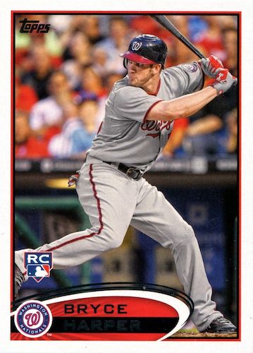 Sold at Auction: (Mint) 2012 Topps RC Screaming Bryce Harper