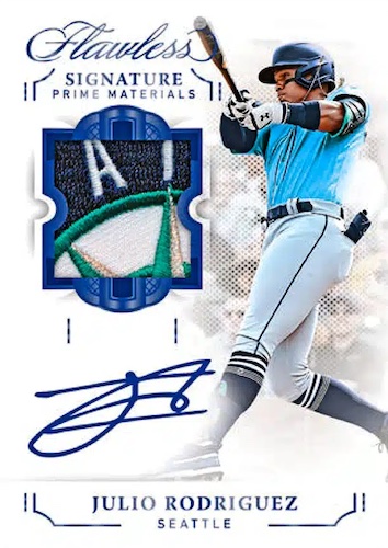 2021 Panini Flawless Alex Rodriguez Autograph Jersey Patch 