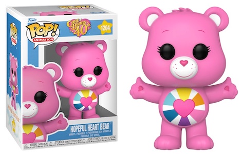 Care Bears 14 Hopeful Heart Bear and 5 Collectible Hopeful Heart Bear -  Special Collector Limited Edition. 