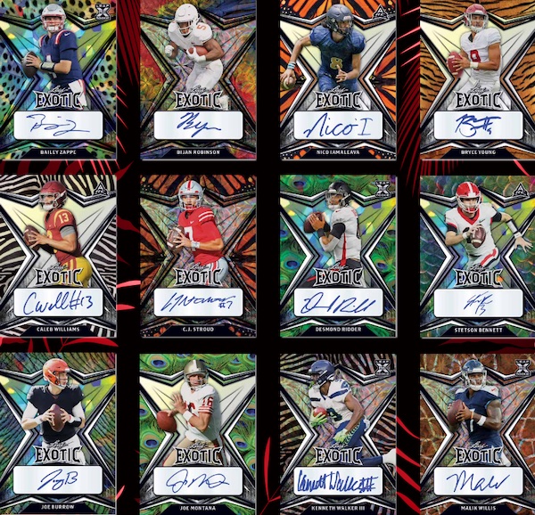 2022 Leaf Exotic Football Checklist, Set Details, Buy Boxes, Date