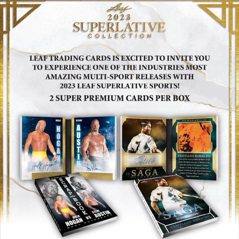 2023 Leaf Superlative Sports Checklist, Set Details, Boxes, Date