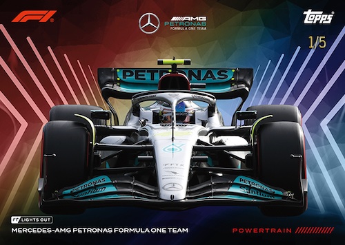 2022 Topps F1 Lights Out Checklist, Formula 1 Set Info, Buy Boxes