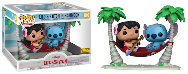 Funko Lilo & Stitch Pop Stitch With Turtle Hot Topic Exclusive with  Protector