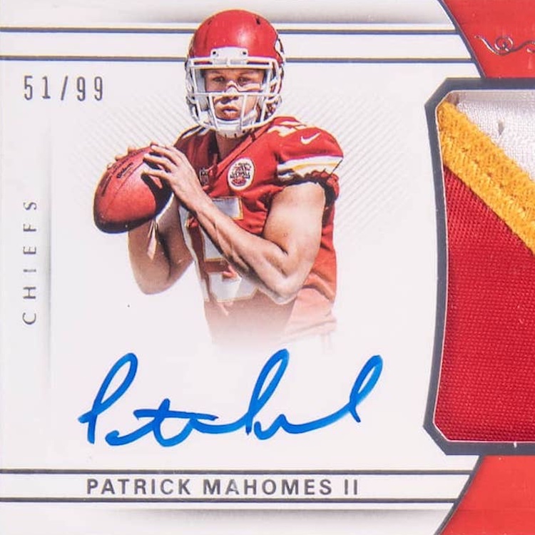 Rare Patrick Mahomes rookie card up for auction