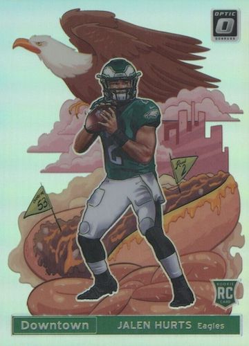 2020 SELECT FOOTBALL JALEN HURTS ROOKIE CONCOURSE BASE RC #50 EAGLES Mint  10 