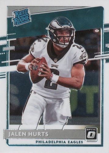 Jalen Hurts [Autograph Gold] #107 Prices, 2020 Panini Black