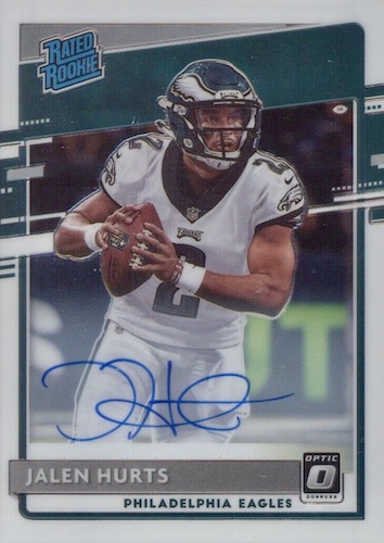 Jalen Hurts Rookie Cards Guide, Top RC List, Best Autographs