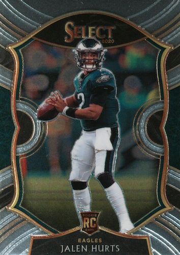 Justin Fields 2021 Panini Select Concourse Rookie Card #50