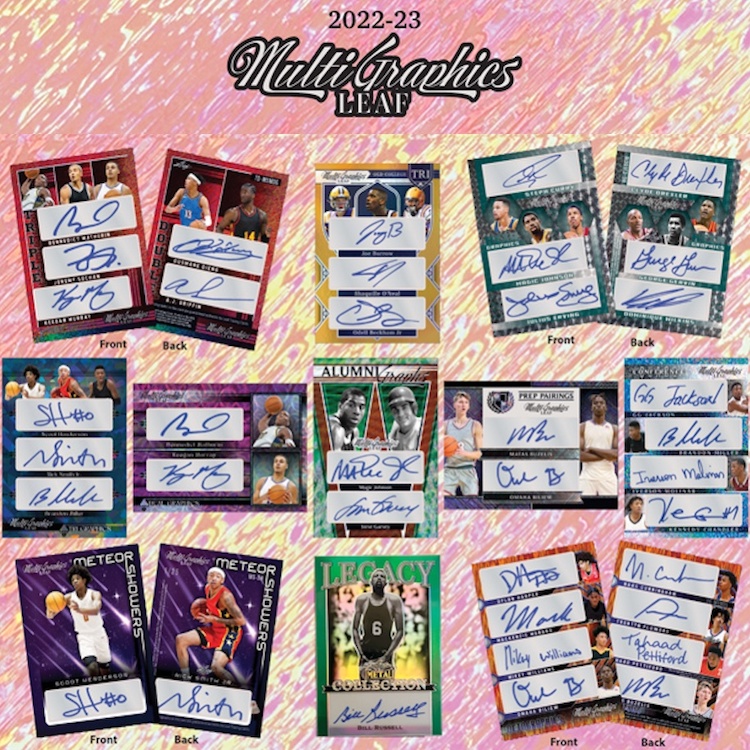 2022-23 Leaf MultiGraphics Basketball Checklist, Set Info, Boxes