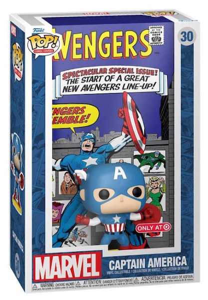 Funko POP! Comic Covers: Marvel - Captain America (Target Exclusive)