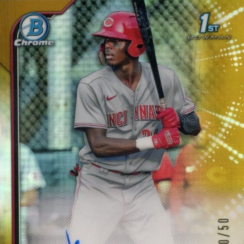 MLB 2023 Bowman Chrome Elly De La Cruz SOS-7 (Rookie, Sights on September)  