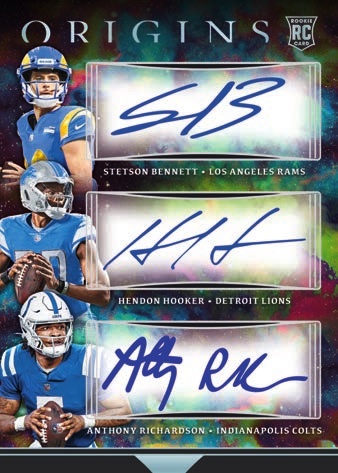 2021 Panini Origins Football Checklist, Sorted by Team