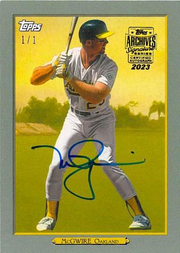 2022 Topps Archives Signature Series - Retired Player Edition Buybacks  #99TCT-T83 - Jose Canseco (1999 Topps Chrome Traded) /1 [Buy Back]