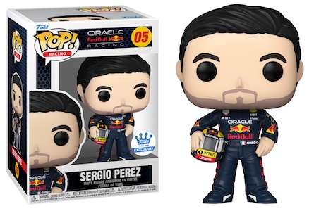 Lewis Hamilton with Car Funko Pop!