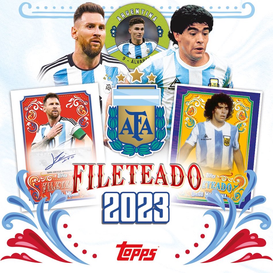 23 TOPPS TEAM SET ARGENTINA FILETEADO 1箱-