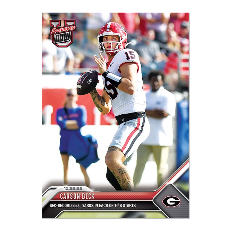 2023 Bowman U Now Football Cards Checklist
