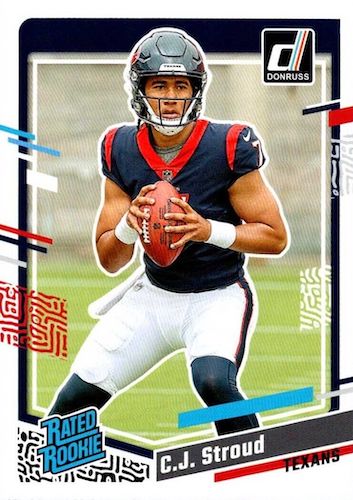 2023 Panini CJ Stroud Holofoil FOIL REFRACTOR ROOKIE SP #PSA 10 | Houston Texans Graded Gem Mint