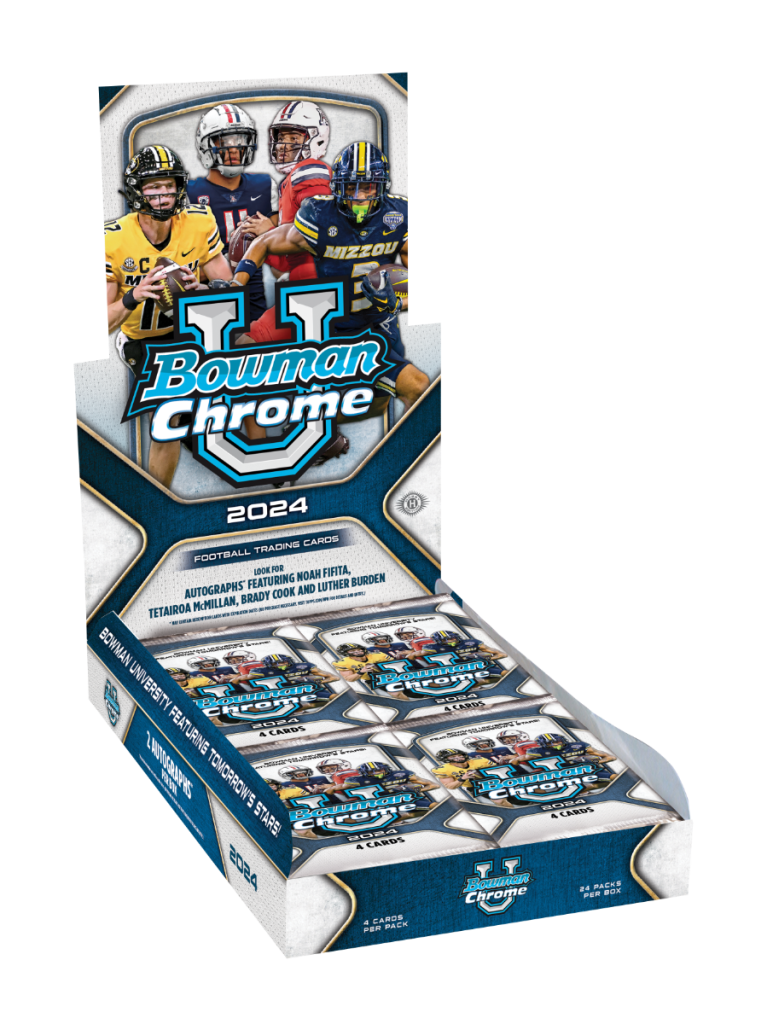 2024 Bowman University Chrome Football Cards Review and Checklist