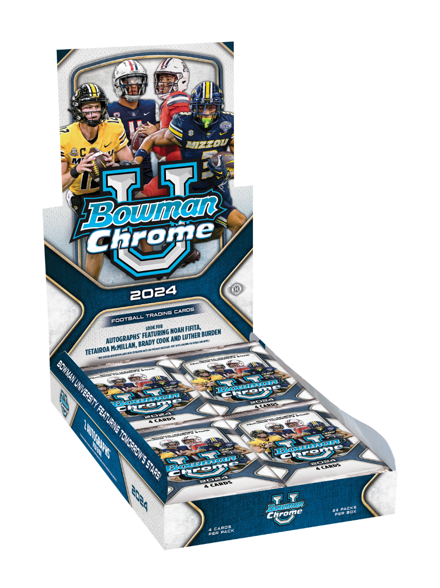 2024 Bowman University Chrome Football Cards Review and Checklist
