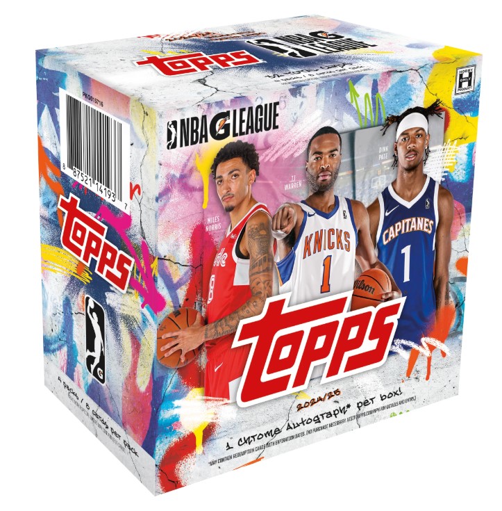 2024-25 Topps G-League Basketball Trading Card Set Review and Checklist