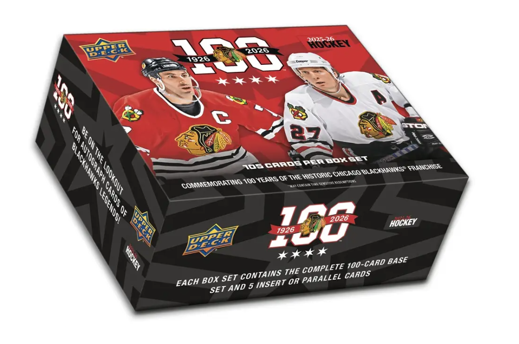 2025-26 Chicago Blackhawks Centennial Retail Set Review and Checklist