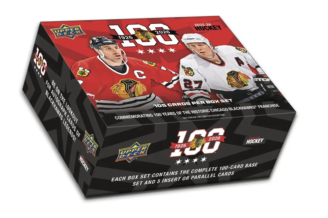 2025-26 Chicago Blackhawks Centennial Retail Set Review and Checklist