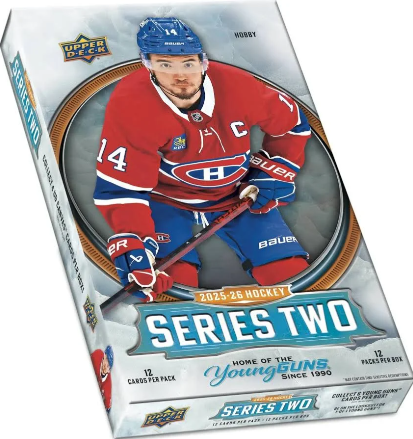 2025-26 Upper Deck Series 2 Hockey Hobby Box Set Review and Checklist