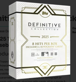 2025 Topps Definitive Baseball Set Checklist and Review